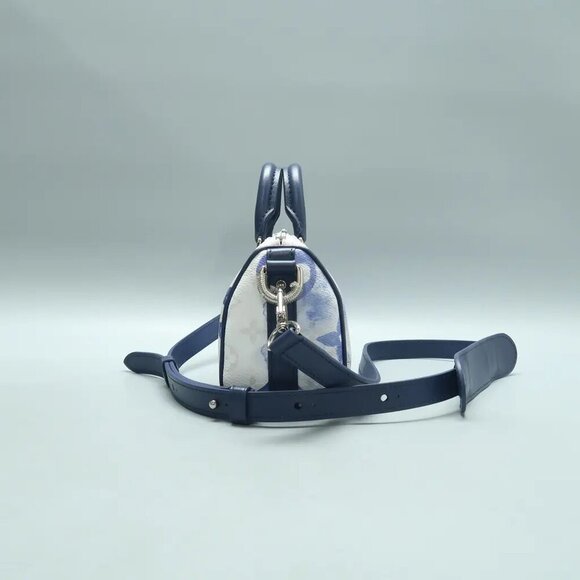 Authentic Louis Vuitton Bella Monogram Watercolor Canvas Satchel 2210-121424 - Picture 3 of 12